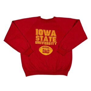 Iowa State Universtiy Football Dad shirt sweatshirt red '96